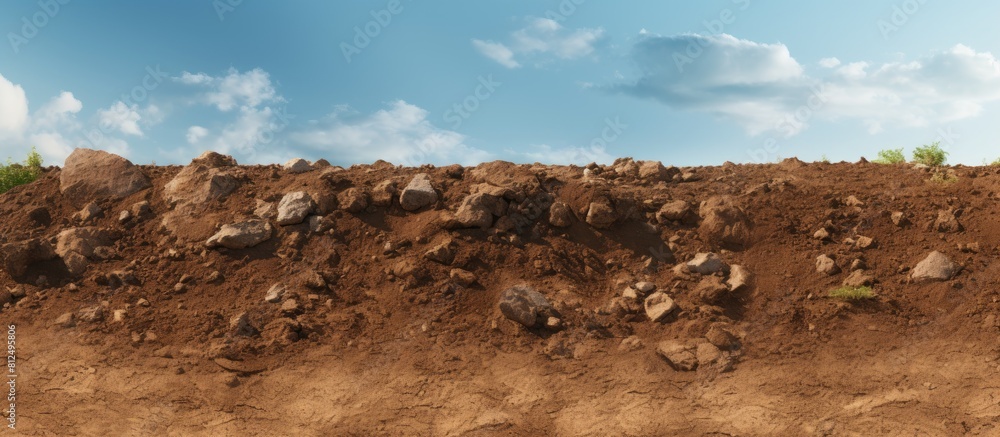 Poster A background image depicting desert soil with empty space for additional content or text