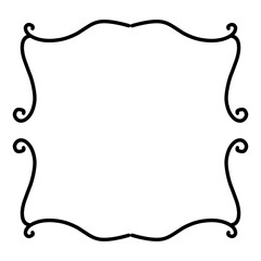 Curly Doodle Frame