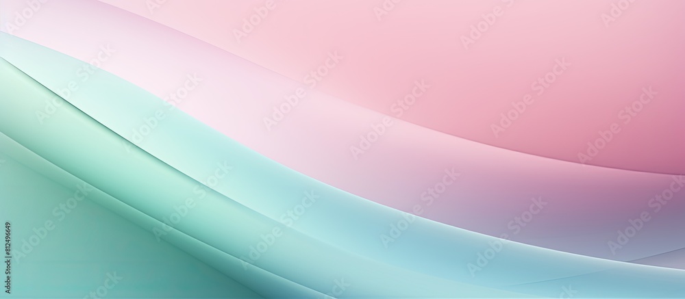 Poster a background image featuring soft tones of pink blue and green on paper with ample space for text or