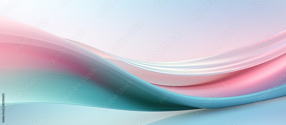 Poster a background image featuring soft tones of pink blue and green on paper with ample space for text or
