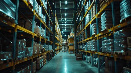 Warehouse logistics , Warehouse organization with pallets