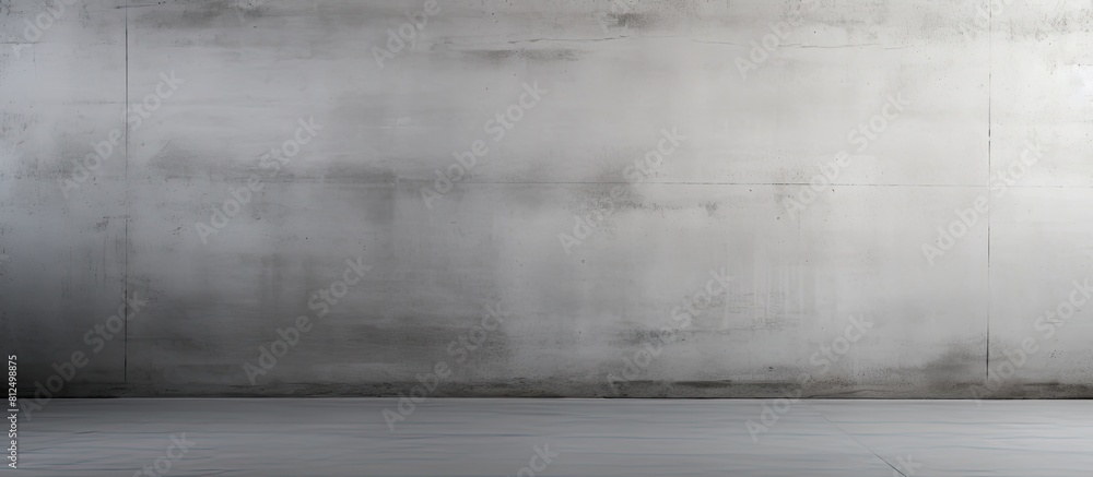 Poster background image of a smooth concrete wall with an abstract and gray texture offering ample space fo