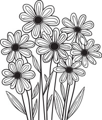 flower, drawing, floral, woodcut, vector, black, sketch, background, summer, wedding, isolated, illustration, spring, white background, graphic, plant, ornament, pen, ink, hand drawn, black and white,