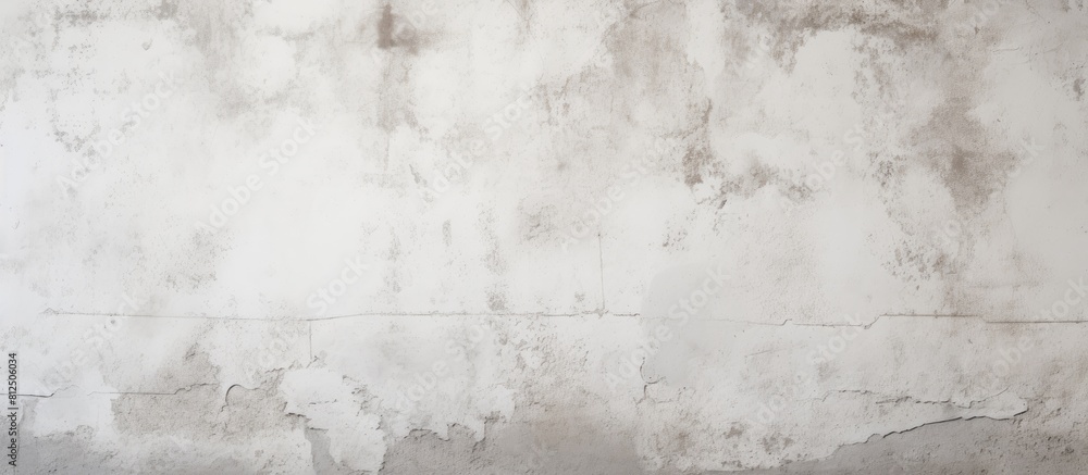 Aufkleber A vintage concrete wall with a white paint texture serves as a background featuring a retro pattern and offering copy space for a banner