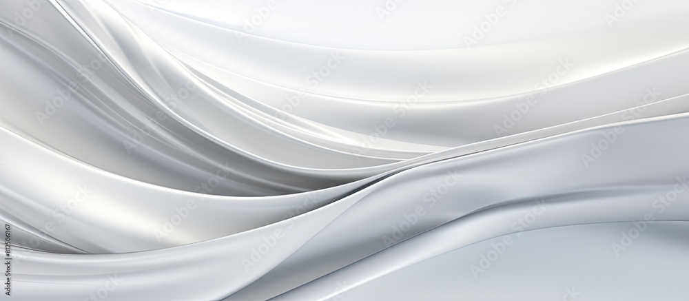 Poster silver white background with copy space image ideal for interior design