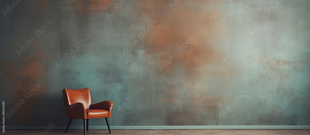 Poster A textured wallpaper background provides a captivating setting with ample copy space for text