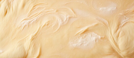 Obraz premium Yeast dough s texture can be seen in the copy space image