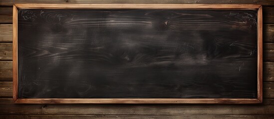 A blackboard with space for writing perfect for the back to school season. Creative banner. Copyspace image