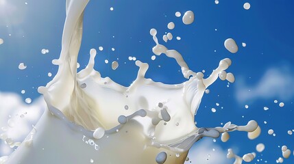 World Milk Day background a glass full of milk cartoon promotional illustration,AI generated.
