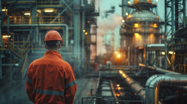 Manufacturing Mastery: Male Engineer at Work