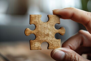 colorful unfinished puzzle pieces professional photography