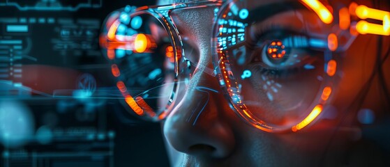 Fototapeta premium Investigate the security implications of using hologram displays for sensitive information