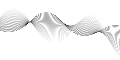 Curve wave seamless pattern. Thin line wavy abstract vector background.Abstract wave line for brochure, flyer, banner, template, wallpaper,Curve wave seamless pattern. Line art striped graphic templat