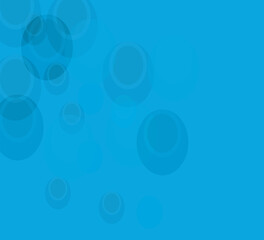 abstract blue background with bubbles.