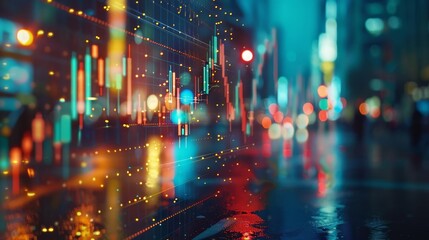 Obraz premium Discuss the psychological effects of a continuously rising stock chart on investor behavior