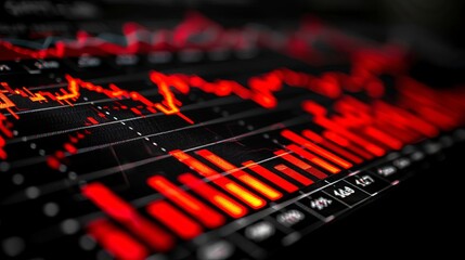 Explore the implications of market volatility on the sustainability of a rising stock chart