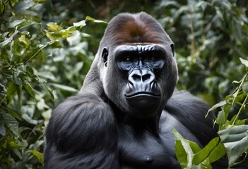 Obraz premium A view of a Gorilla in the Jungle