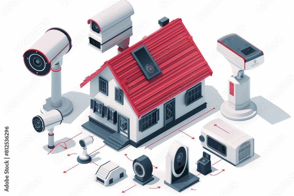 Poster integrate a wireless, high-definition security camera with audiovisual capabilities into your smart 