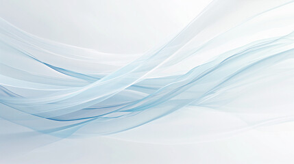 Elegant Abstract White Background with Soft Waves and Lines