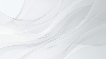 Obraz premium Elegant and Modern Abstract White Background with Soft Lines and Curves