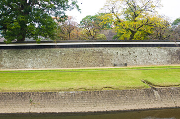 Kumamoto Castle in Kumamoto city, Kyushu, Japan.
