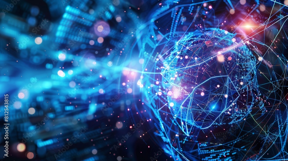 Poster quantum communication networks and secure data transmission