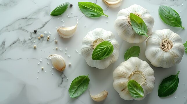 garlic and parsley