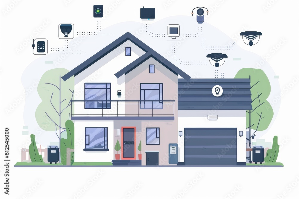 Poster secure your home surveillance technology through exposure-focused watchful measures, integrating hom