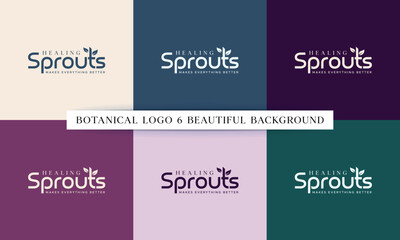 Obraz premium Botanical Floral Element Logo, Wild Flower, and Leaves. Hand-drawn floral frames with flowers, branches, and leaves, Wreath, Vector illustrations for labels, business identity, and wedding invitations