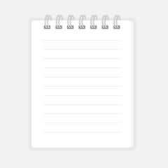 Notepad Sheet Template.