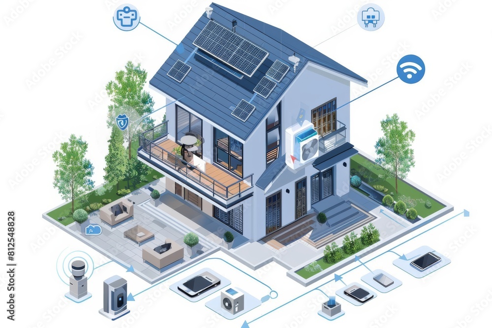 Aufkleber enhance home security with a safeguarding iot system, integrating ctv for vigilant video surveillanc