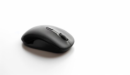 computer wireless mouse isolated on a white background