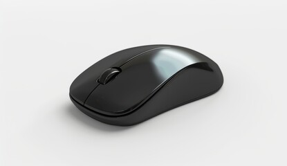computer wireless mouse isolated on a white background