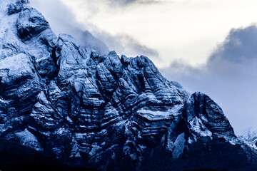 Nice View of the Patagonian Andes in Ushuaia.