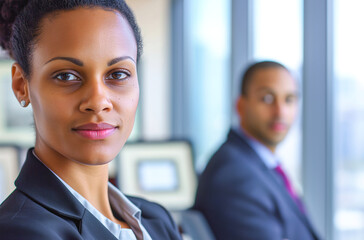 Confident Female Professional in Office