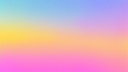 Blurred color gradient Yellow, pink and blue grainy color gradient background - obrazy, fototapety, plakaty