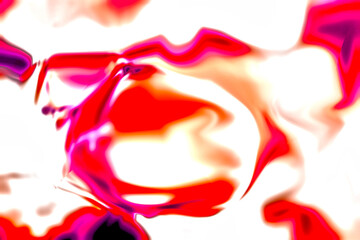 Abstract image with a dazzling red-pink color that moves lustfully and has a transparency like melting glass.