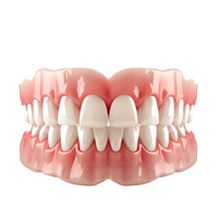 Obraz premium Teeth model Isolated on transparent background