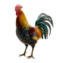 Fototapeta premium cock Isolated on transparent background