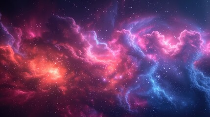 Galaxy cosmos abstract multicolored background Generative AI