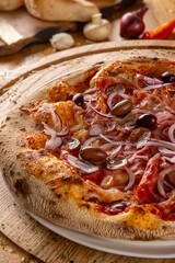 Artisan wood fired pizza