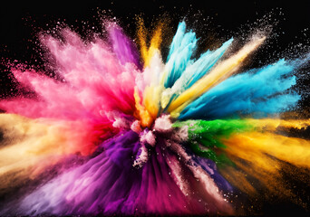 Like fireworks in the night sky, her thoughts burst into a dazzling display of creativity.