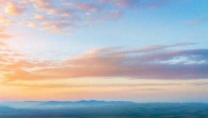 Fototapeta premium 朝焼けの美しい空2
