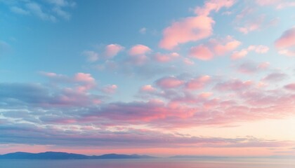 Fototapeta premium 朝焼けの美しい空4