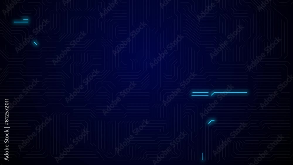 Poster digitalization concept: human finger turns on touch screen button and activates futuristic artificia