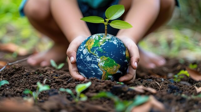 The World Environment Day advocates environmental protection to make the world a better place,AI generated.