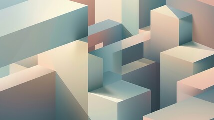 3D background created from cubes