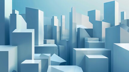 Fototapeta premium 3D background created from cubes