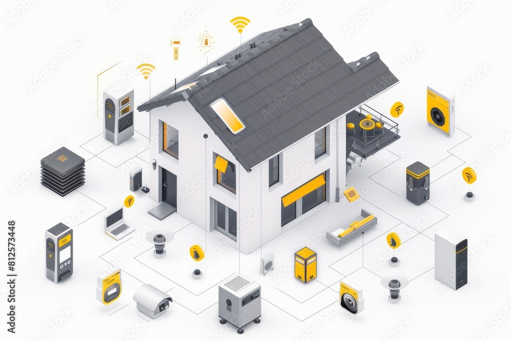 Poster utilize ultra-security apps with cameras to monitor home detection strategies, supervising protectio