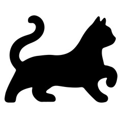 black cat silhouette